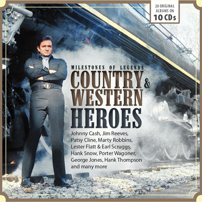 COUNTRY AND WESTERN HEROES (10 CDS)