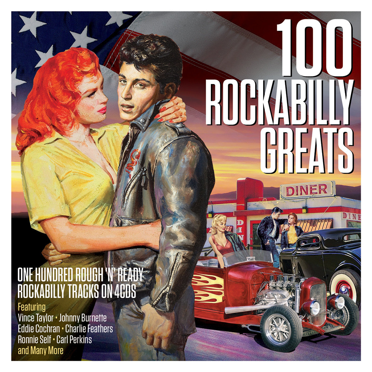 100 ROCKABILLY GREATS: 100 GREAT TRACKS (4 CDS)