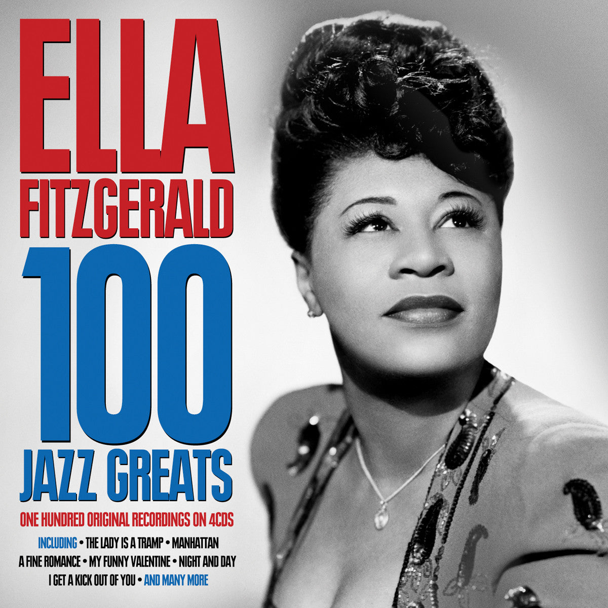 ELLA FITZGERALD: 100 JAZZ GREATS (4 CDS)