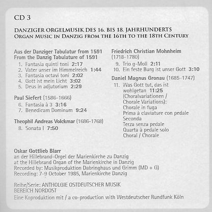 FAMOUS ORGAN MUSIC FROM EUROPE (10 CDS)