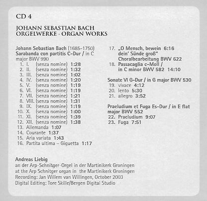 FAMOUS ORGAN MUSIC FROM EUROPE (10 CDS)