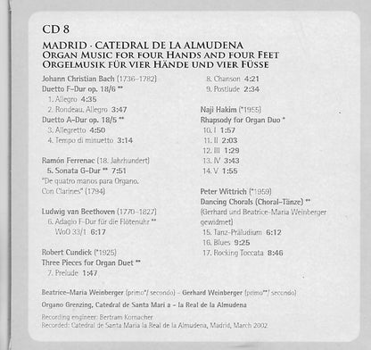 FAMOUS ORGAN MUSIC FROM EUROPE (10 CDS)