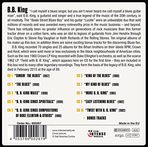 B.B. KING - MILESTONES OF A BLUES LEGEND (10 CDs)
