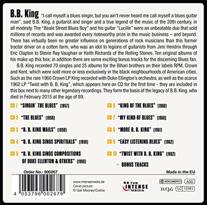 B.B. KING - MILESTONES OF A BLUES LEGEND (10 CDs)
