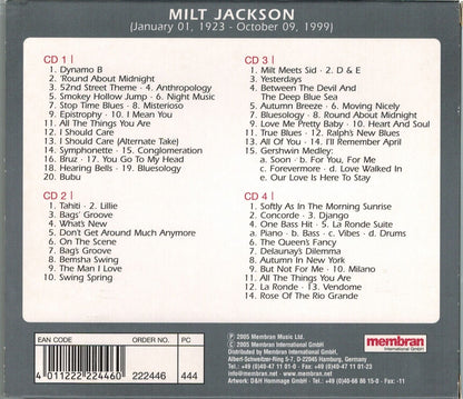 MILT JACKSON: LA RONDE SUITE (4 CDS)