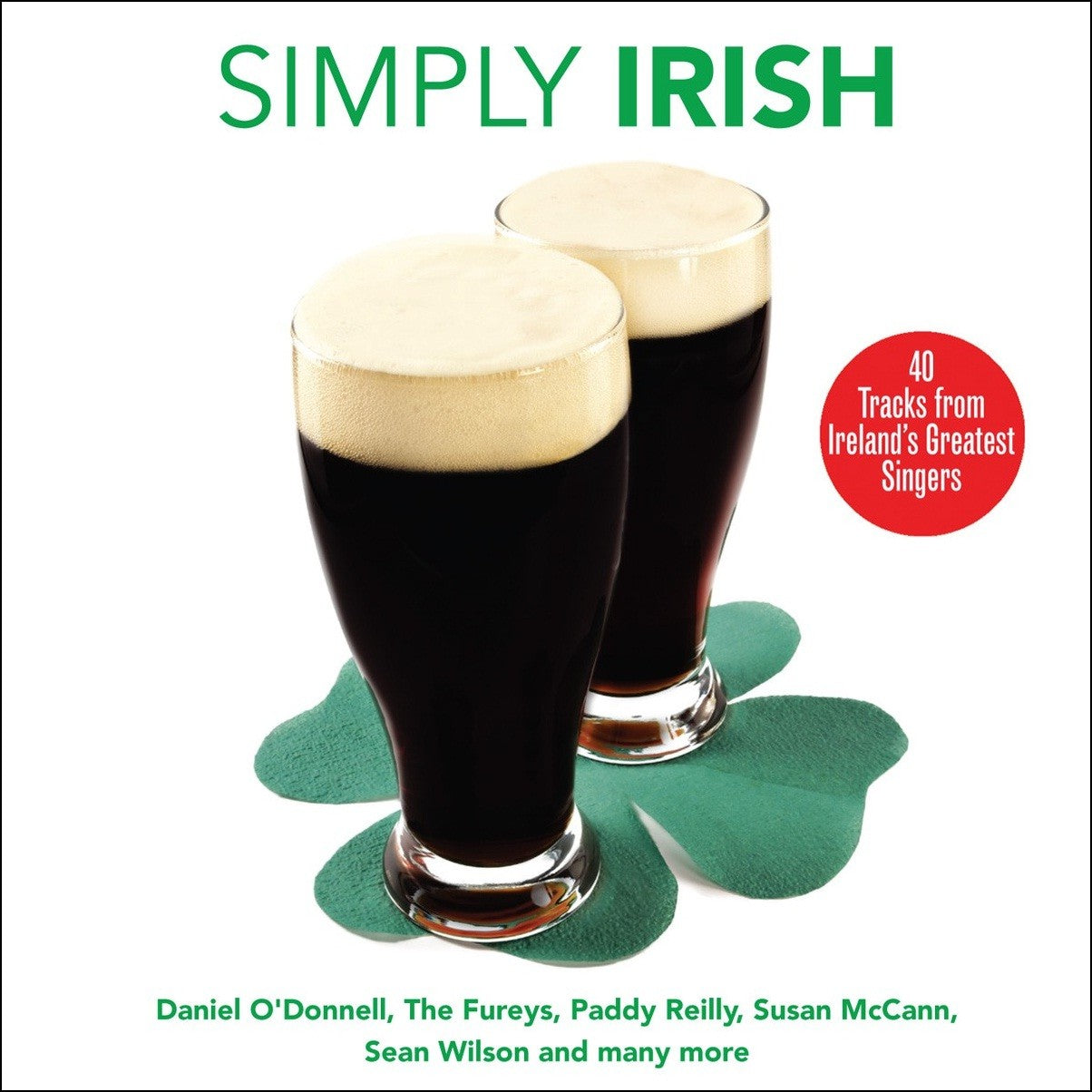 SIMPLY IRISH: Daniel O'Donnell, Susan McCann, Fureys, Joe Dolan ,Josef Locke (2 CDS)
